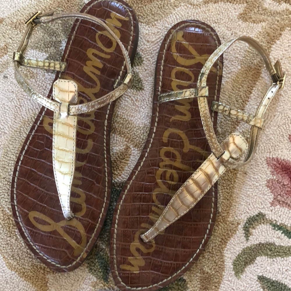 Sam Edelman Gigi Gold Sandals